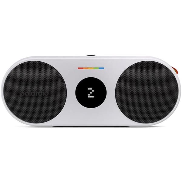 POLAROID Music Player 2 trådlös Bluetooth-högtalare - Svart och vit - 6h batteri - Stänkskyddad Svart, Vit