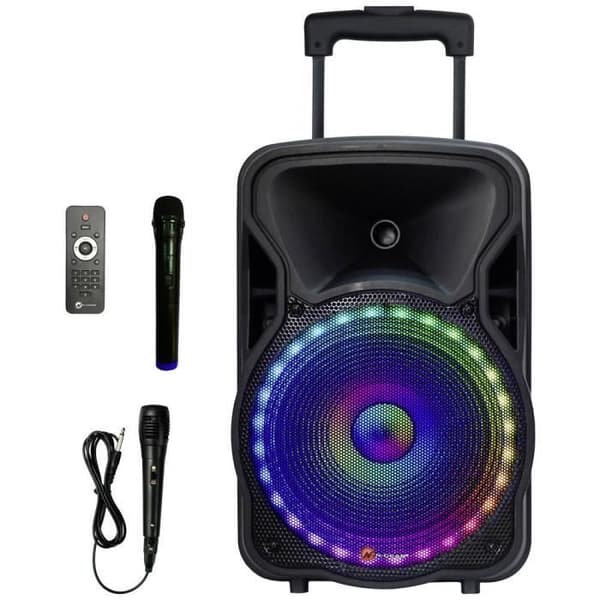 N-Gear Portable Trolley bluetooth högtalare 300w Karaokesystem