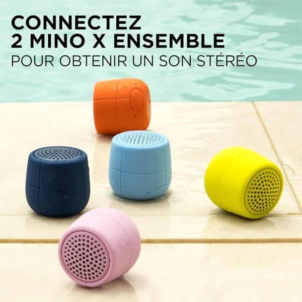 Trådlös Bluetooth-högtalare bärbar vattentålig 3W - Vattentålighet IPX7 - Lexon MINO X - Bärbar Bluetooth-högtalare IPX7 Flytande och
