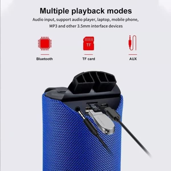 Bärbar Bluetooth-högtalare N98KN - Blå