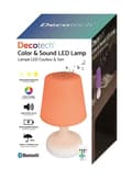 Miniatyrbild 4 av 6: Vattentät flerfärgad Bluetooth®-högtalare i form av en bordslampa LED-teknik och fjärrkontroll