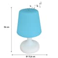 Miniatyrbild 5 av 6: Vattentät flerfärgad Bluetooth®-högtalare i form av en bordslampa LED-teknik och fjärrkontroll