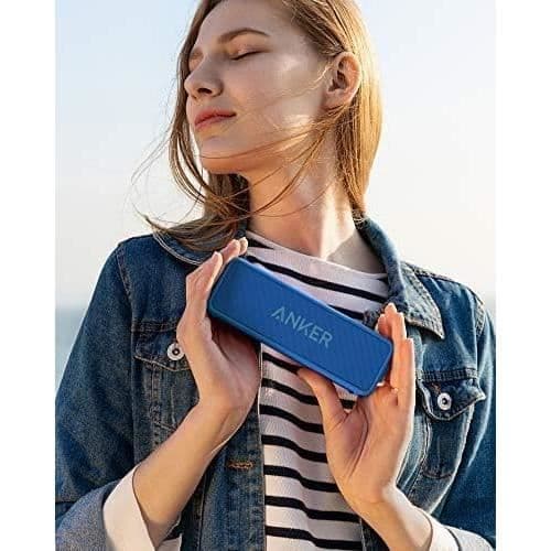 Anker Trådlös Bluetooth högtalare SoundCore 2 Bärbar högtalare med kraftig bas - Blå