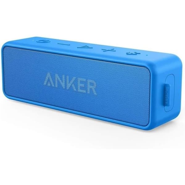 Anker Trådlös Bluetooth högtalare SoundCore 2 Bärbar högtalare med kraftig bas - Blå
