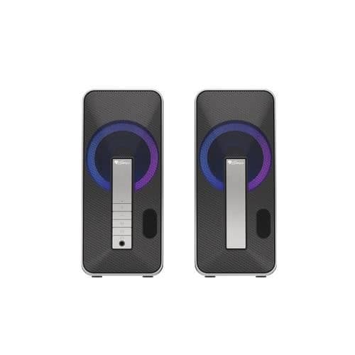 GENESIS HELIUM 100BT RGB 10 W SVART, SILVER 2.0 KANALER (NCS-1635)