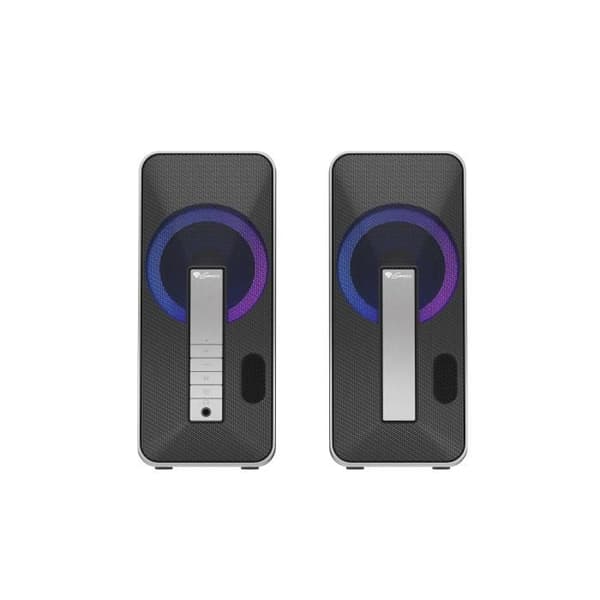 GENESIS HELIUM 100BT RGB 10 W SVART, SILVER 2.0 KANALER (NCS-1635)