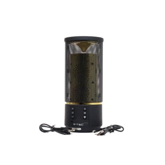 V-tac VT-6211 bärbar högtalare - Bluetooth - Med ljuseffekt - TWS - 1200mah batteri