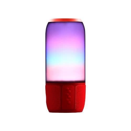 Bluetooth-högtalare med RGB-belysning V-tac VT-7456 - 2x 3Watt - röd