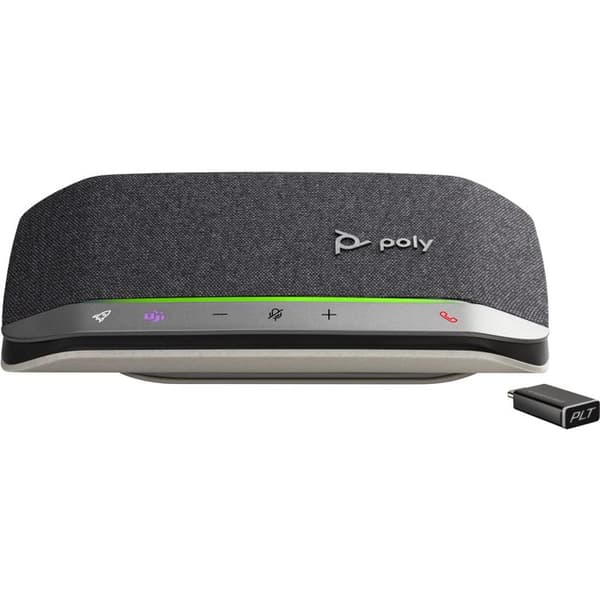 Högtalare för handsfree - Poly - Sync 20+ - Bluetooth 5.0 - USB-C - Svart, Silver