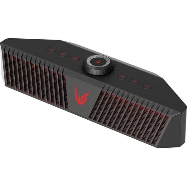 LG UltraGear GP9 - Spelhögtalare - specifika ljudlägen - röstchattmikrofon - integrerat batteri upp till 5 timmar - 376 x 86 x 108 Svart