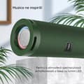 Miniatyrbild 4 av 6: Trådlös högtalare Bluetooth 5.1, 2x5W - Hoco Dazzling pulse (HC9) - Grå