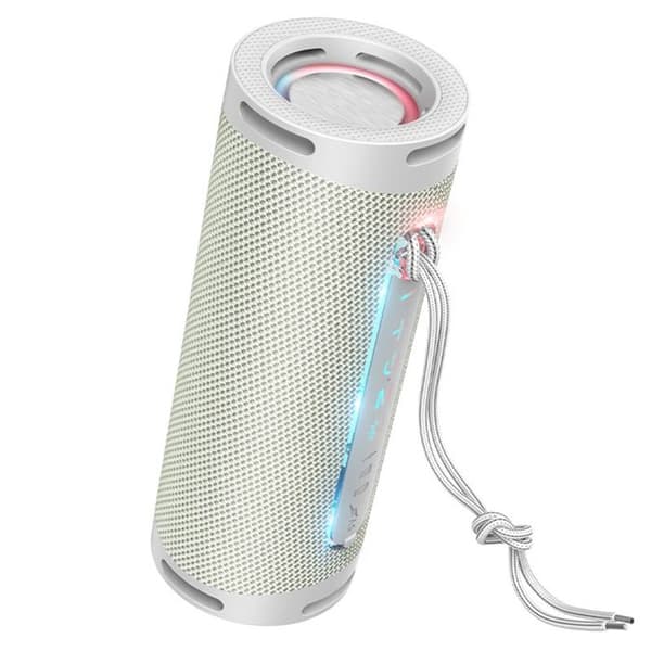 Trådlös högtalare Bluetooth 5.1, 2x5W - Hoco Dazzling pulse (HC9) - Grå