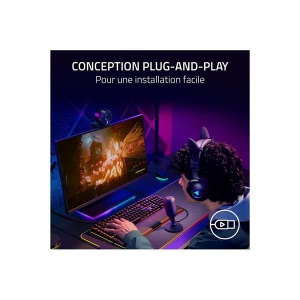 Razer Seiren V3 Mini Mikrofon - Vit