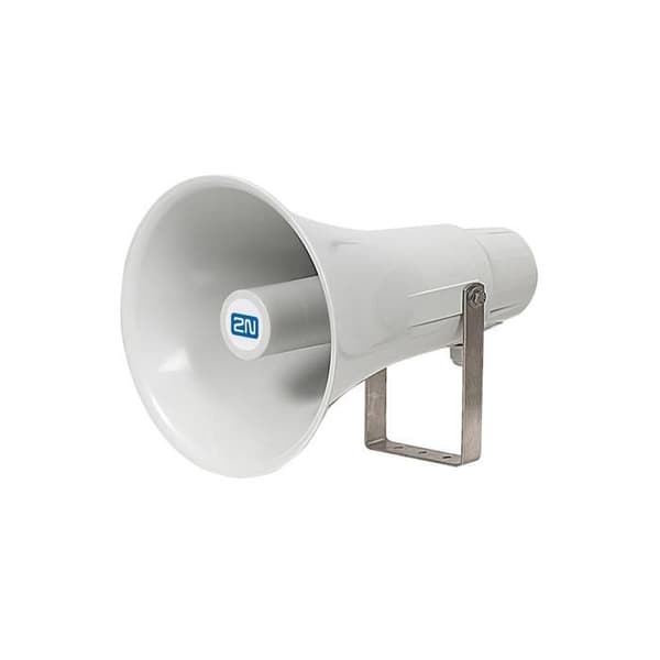 IP-högtalare 2N SIP-högtalarhorn för PoE personligt assistentsystem vit RAL 7035
