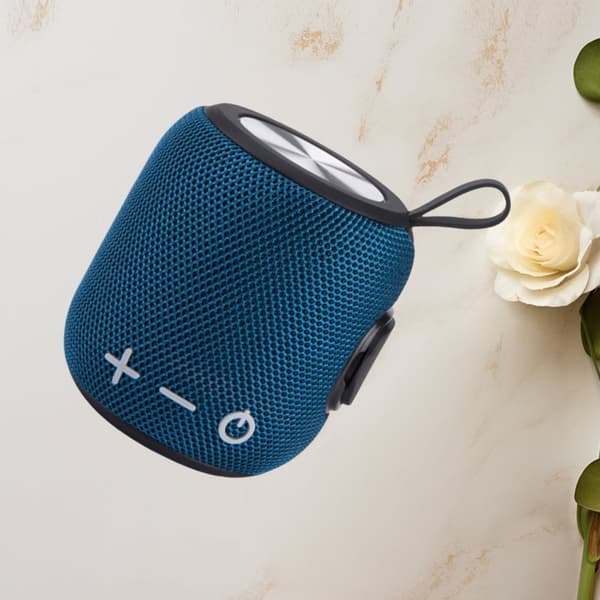 INF Bluetooth-høyttaler med minnekortspor Mørkeblå