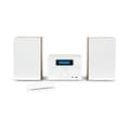 Miniatyrbillede 2 af 6: Mikrosystem - THOMSON - COSY MIC121BT - CD-afspiller, Bluetooth, FM-radio, MP3, USB - Træ og hvid
