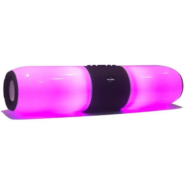 INOVALLEY BS30 - Belyst soundbar med Bluetooth 5.0 - 60W - Räckvidd 10m - FM-radio, USB-port, Micro SD