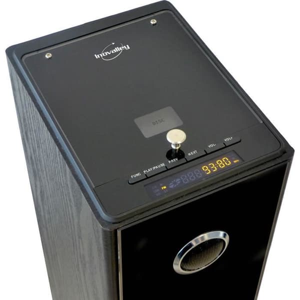 INOVALLEY HP33-CD Bluetooth Sound Tour - CD-afspiller - Sort