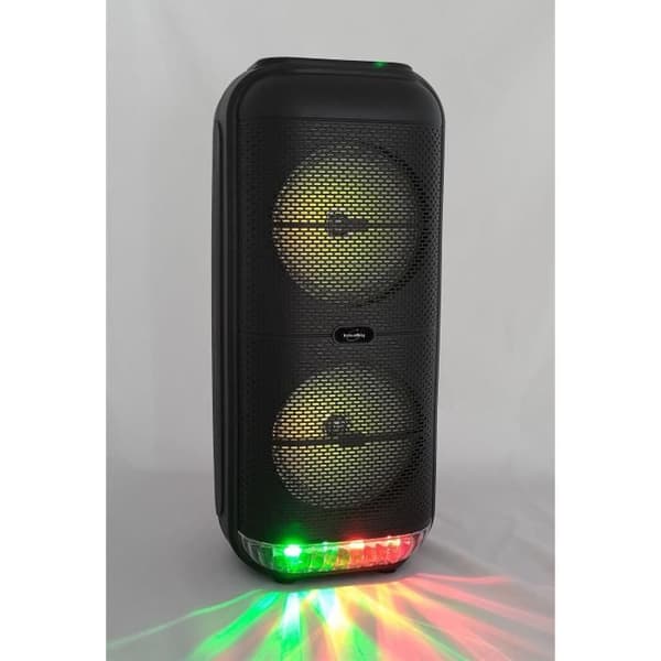 Oplyst Karaoke Højttaler - INOVALLEY - KA22-BTH - Bluetooth V5.0 - 49 cm - 500 W - Sort
