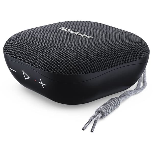 Bærbar højttaler - SHARP - GX-BT60BK - 6W - Bluetooth 5.0 - Vandtæt og robust