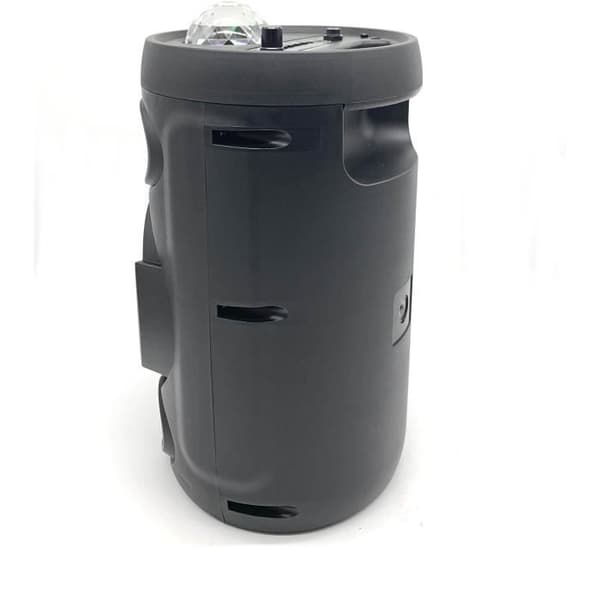INOVALLEY KA02 BOWL - 400W Bluetooth-lyshøjttaler - Karaoke-funktion - Flerfarvet LED-kaleidoskopkugle - USB-port, Micro SD