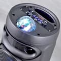 Miniatyrbillede 2 af 6: INOVALLEY KA02 BOWL - 400W Bluetooth-lyshøjttaler - Karaoke-funktion - Flerfarvet LED-kaleidoskopkugle - USB-port, Micro SD