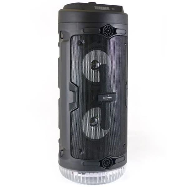 INOVALLEY KA03-N - Bluetooth-valokaiutin - 400 W - Karaoke-toiminto - Värillinen LED-valaistus - USB-portti