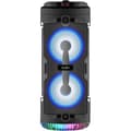 Pikkukuva 1 / 6: INOVALLEY KA03-N - Bluetooth-valokaiutin - 400 W - Karaoke-toiminto - Värillinen LED-valaistus - USB-portti