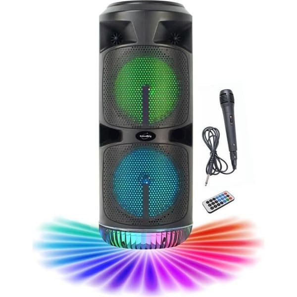 INOVALLEY KA03-XXL - Karaoke-højttaler - Bluetooth V5.0 - 450 W