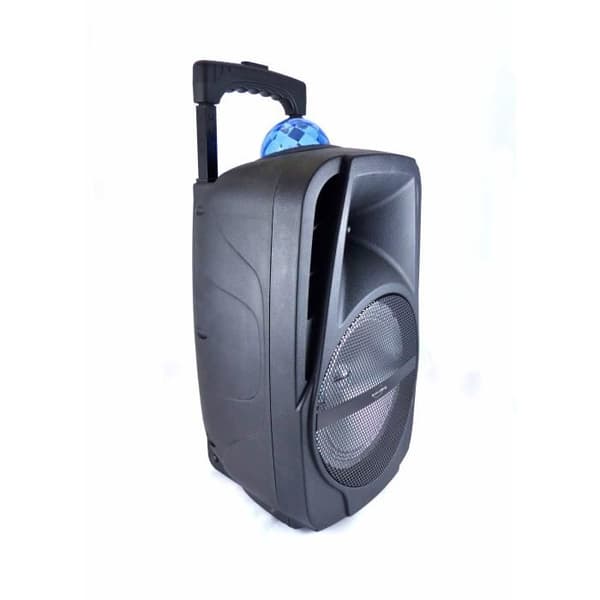 INOVALLEY KA116BOWL - 450W Bluetooth-lyshøjttaler - Karaoke-funktion - Flerfarvet LED-kaleidoskopkugle - USB-port