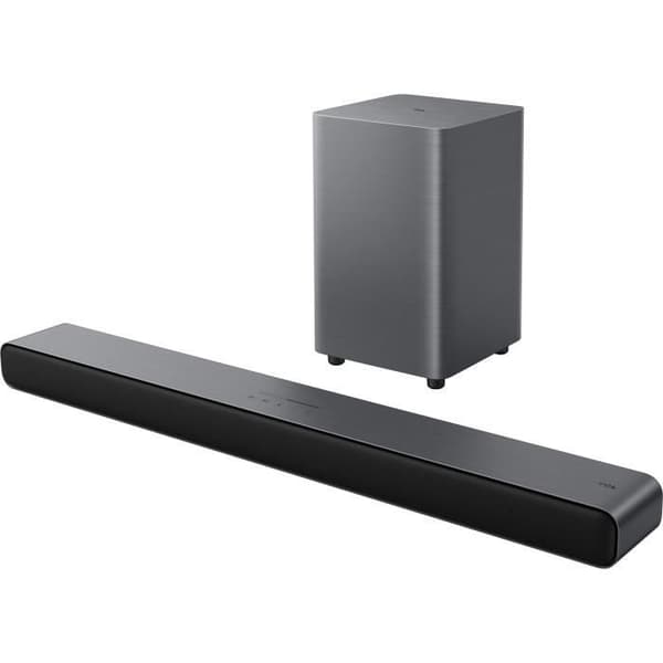 Soundbar - TCL - S55H - Dolby Atmos 2.1 - Langattomalla subwooferilla - Musta