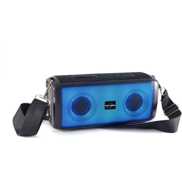 Bluetooth-lyshøjttaler - INOVALLEY - HP345-B - 10W - LED'er - Bluetooth V5.3 - Micro - TWS - FM - USB 2.0 - micro SD - AUX-IN