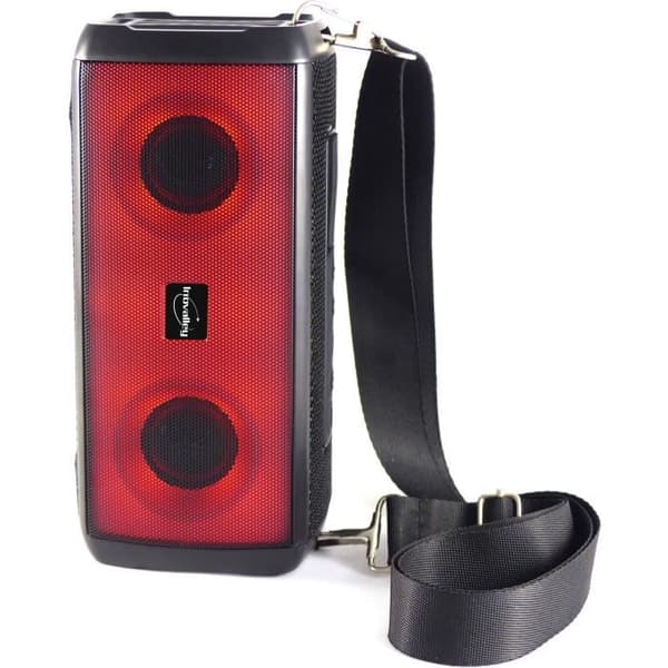 Bluetooth-lyshøjttaler - INOVALLEY - HP345-B - 10W - LED'er - Bluetooth V5.3 - Micro - TWS - FM - USB 2.0 - micro SD - AUX-IN