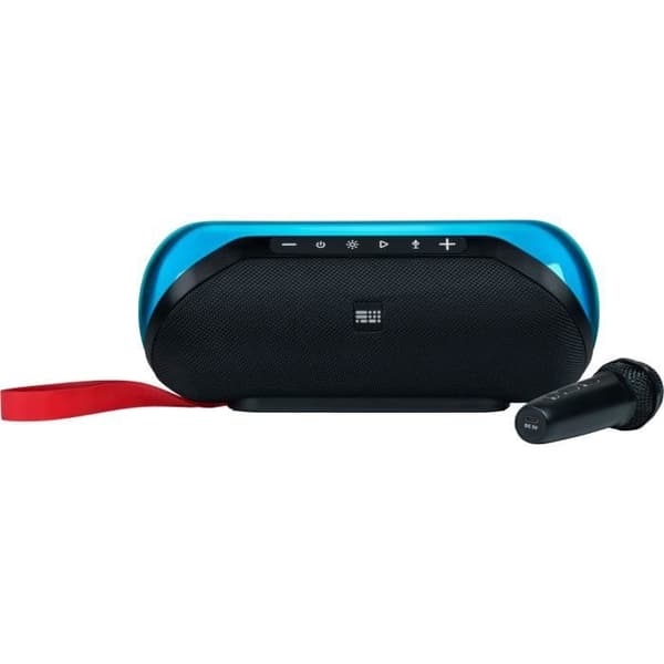 Trådløs højttaler med lys - BIGBEN PARTY - Bluetooth 5.3 - USB - 50W - Trådløs mikrofon inkluderet - Stemmeveksler