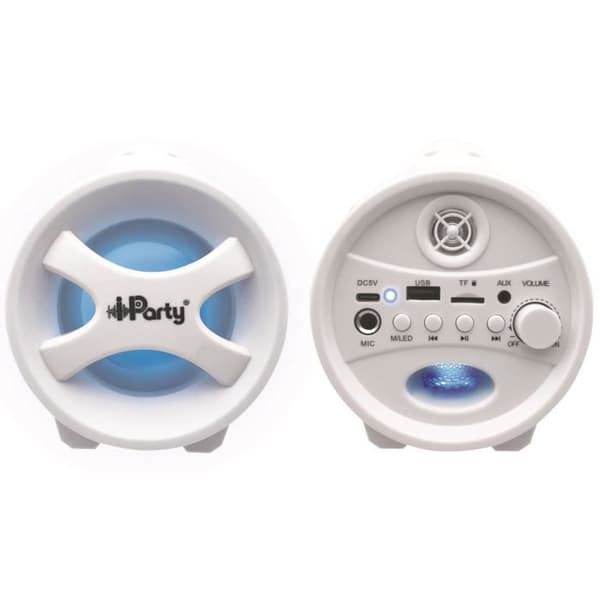 FLASHBOOM Bærbar Bluetooth Højttaler med Aftagelig Kablet Mikrofon iParty - LEXIBOOK
