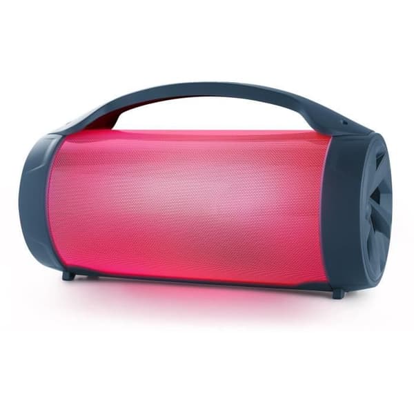 BIGBEN PARTYBLITEDB - Langaton valokaiutin - Bluetooth - Sisältää mikrofonin - Valotehosteet - 50W - Tummansininen