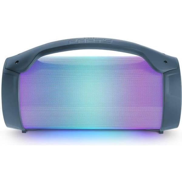 BIGBEN PARTYBLITEDB - Langaton valokaiutin - Bluetooth - Sisältää mikrofonin - Valotehosteet - 50W - Tummansininen Sininen