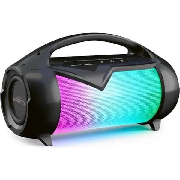 BIGBEN PARTYBTIPLITE Bluetooth-högtalare - USB SD AUX-IN - 30 cm - 50W - IPX54 - Utomhus Svart