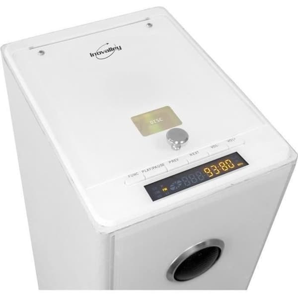 INOVALLEY HP33-CD Bluetooth Sound Tour - CD-afspiller - Hvid
