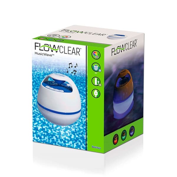Bestway Bluetooth Högtalare Led Ljus Flytande Pool och Trädgård 58700