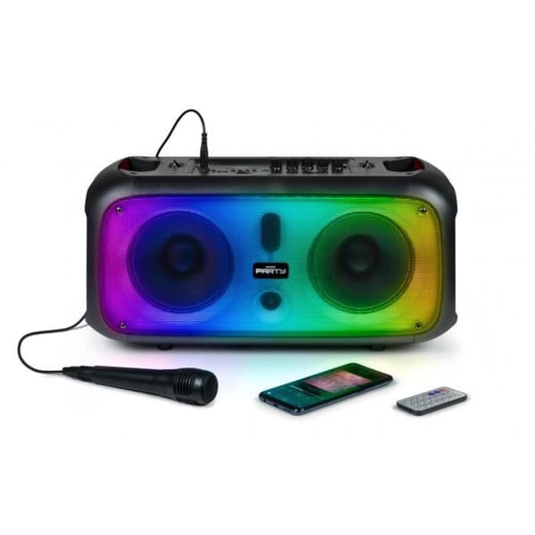 Ljuslåda - Inte specificerad - 200W - Bluetooth 5.0 - Uppladdningsbar - Svart