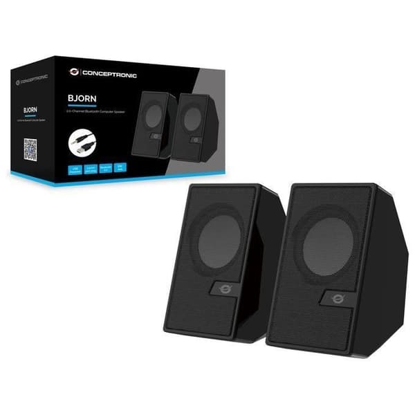 PC-högtalare - Conceptronic - BJORN02B - Svart - Bluetooth - 2 högtalare