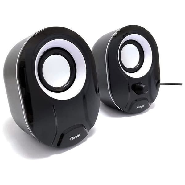 Minihögtalare - Conceptronic - USB 2.0 - Svart Röd - Kabelansluten - 2 års garanti