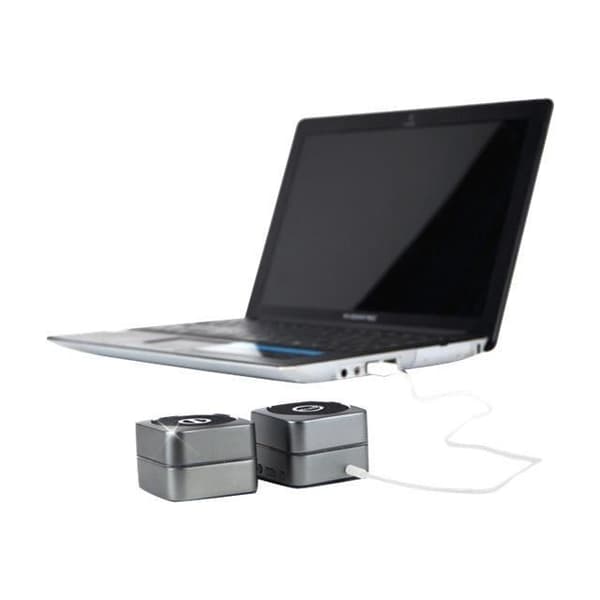 Zalman ZM-S600B trådlösa Bluetooth-mobilhögtalare - 3 watt (totalt) Svart, Grå