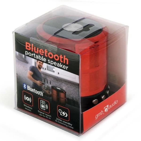 Gembird Bluetooth-högtalare Röd SPK-BT-08-R