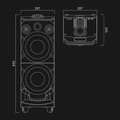 Pikkukuva 8 / 11: Kaiuttimet Muse M-1935 DJ Musta