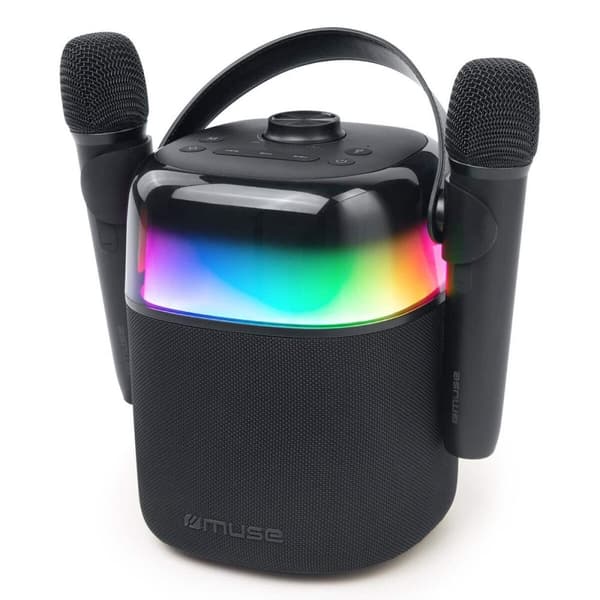 Bluetooth-kaiutin karaokemikrofonilla Muse MUSE M-530 KA 30 W Musta
