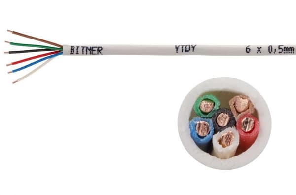 LARMKABELBITNER YTDY 6X0,5 - 100M