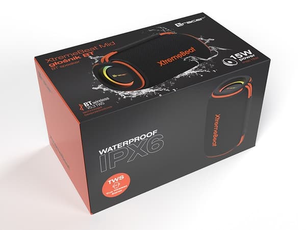 Tracer XtremeBeat TWS Bærbar Bluetooth Højttaler Sort 15 W