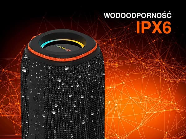 Tracer XtremeBeat TWS kannettava Bluetooth-kaiutin musta 15 W